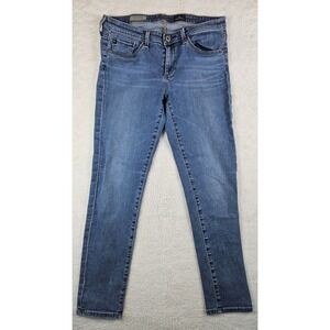AG Adriano Goldschmied Womens Blue Skinny Jeans Size 29R